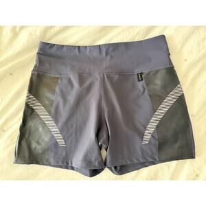 Athleta Shorts Womens 2X Blue Legend Allyson Felix Biker Athletic Workout Gym
